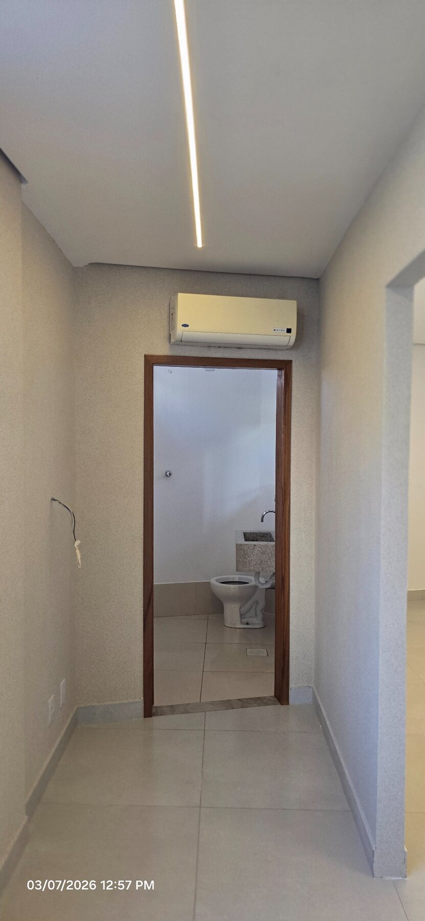 Sala comercial concluída